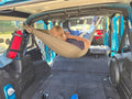 Meraki solo hammock installed inside a Jeep Wrangler JLU 4-door with no-drill brackets - photo 1